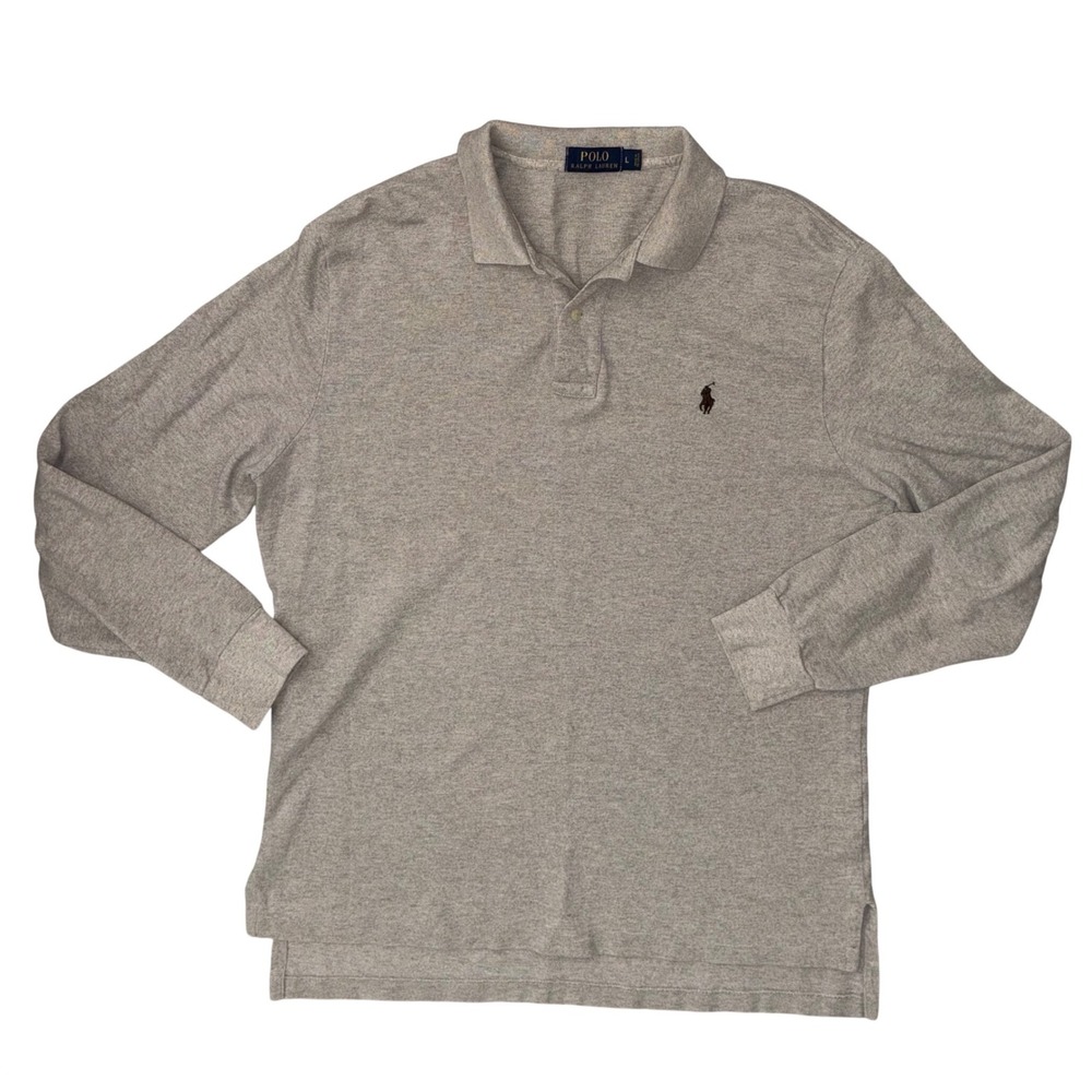 Mens Long Sleeve Polo Ralph Lauren Size Large